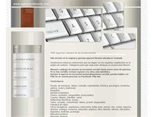 Tablet Screenshot of agencia-literaria.com